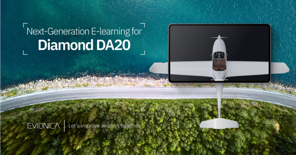 Flying Diamond DA20 and tablet